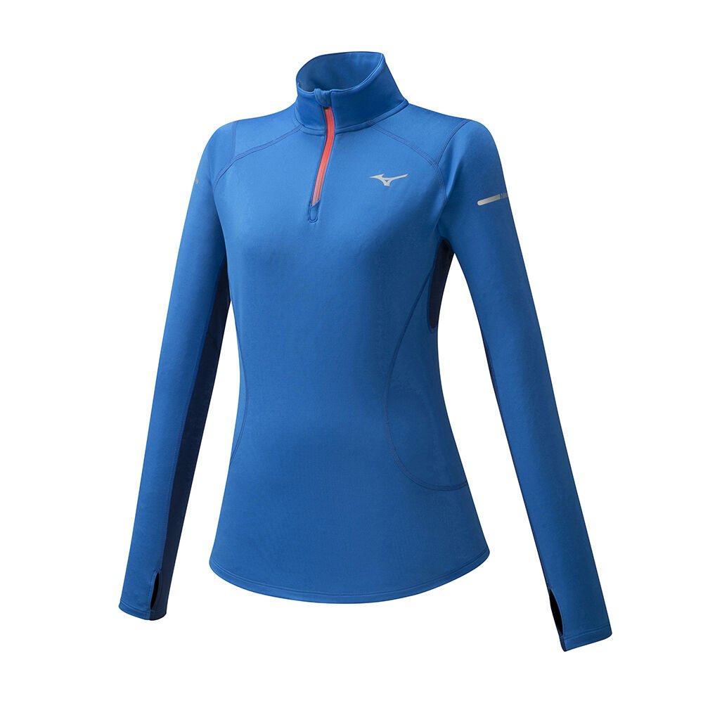 Damske Treningove Oblecenie Mizuno Warmalite HZ Bezecke Modre Vypredaj VDLB17352